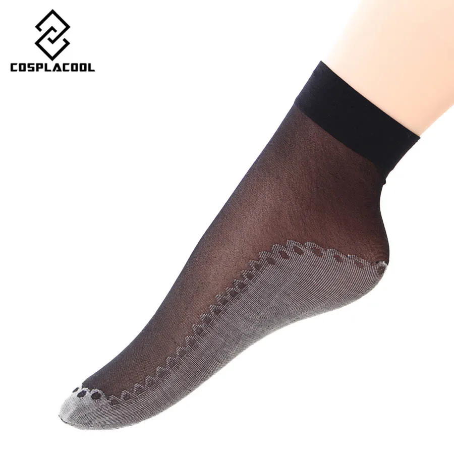 COSPLACOOL/2017 г. Новые забавные Женские носочки тонкие бархатные носки сандалии на