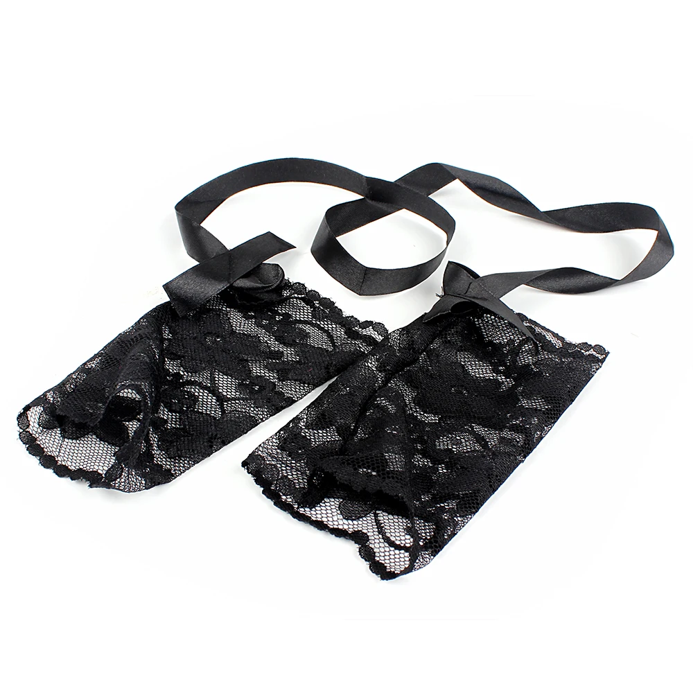 1 комплект Женская экзотическая кружевная маска с наручниками|Игры для взрослых|