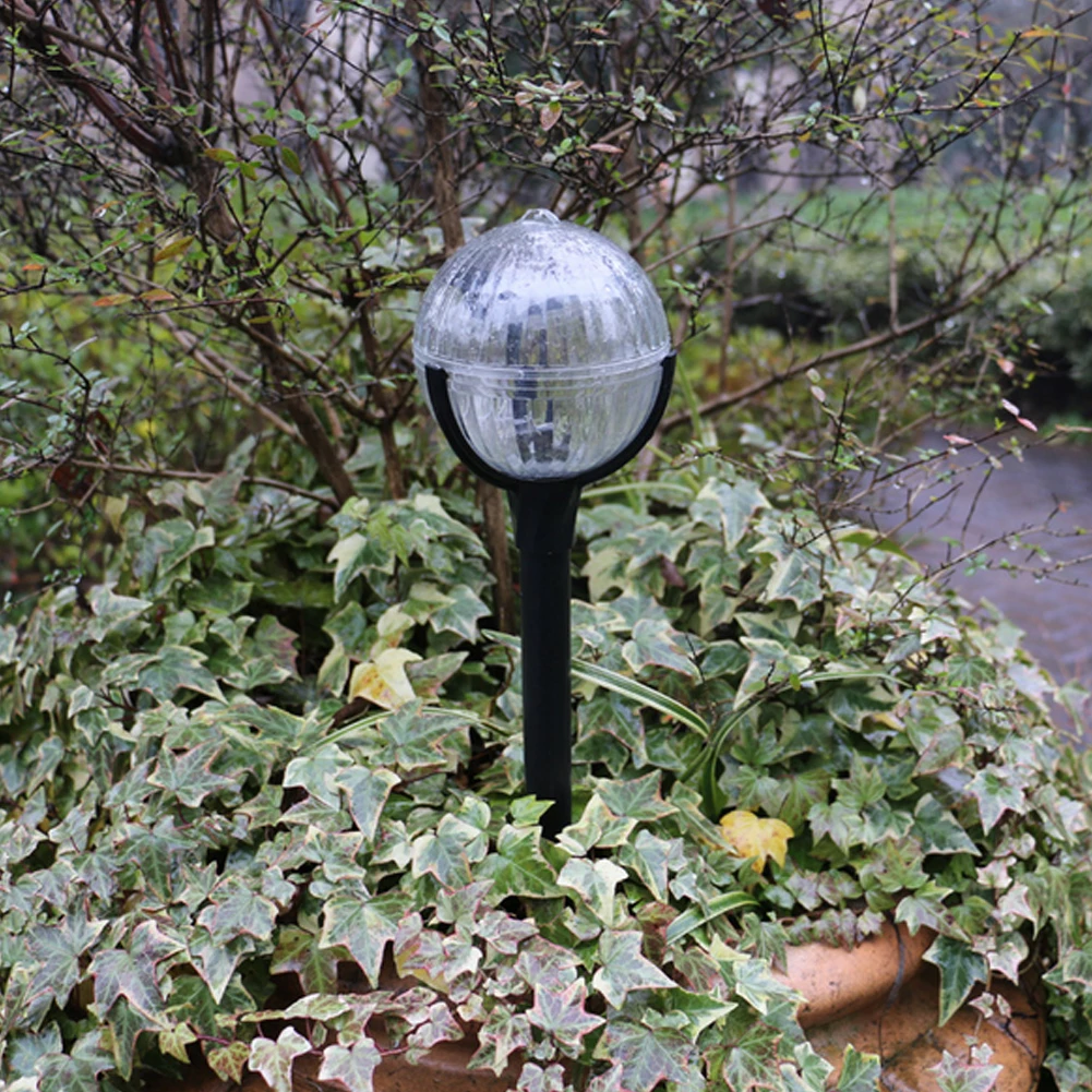 Yard In Ground Lawn Solar Powered Garden Globe Ball Nightlight Decoration Colour Changing Outdoor UV | Лампы и освещение