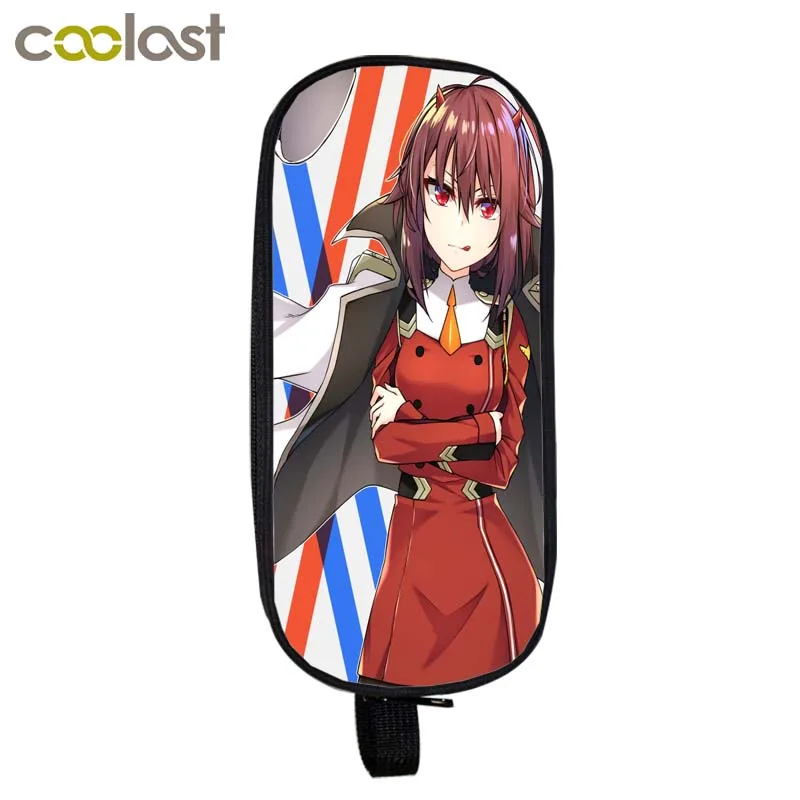 Косметический Чехол Darling in the FranXX с держателем для карандашей, сумка в стиле аниме HIRO ZERO TWO, школьный чехол, школьные принадлежности