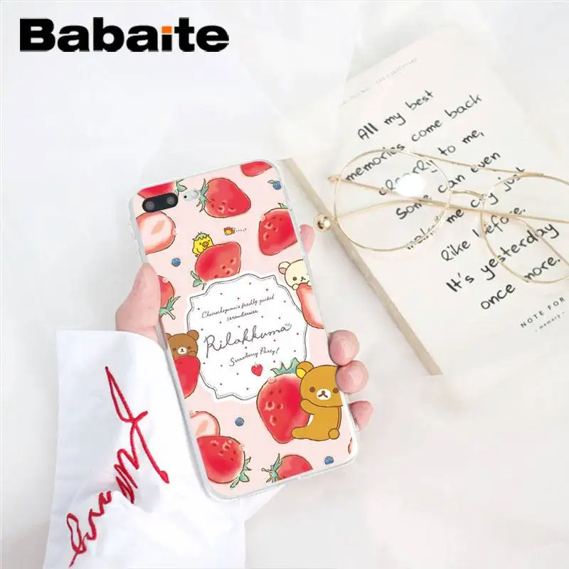 Мягкий силиконовый чехол Babaite Rilakkuma из ТПУ для телефона iPhone 8 7 6 6S Plus X XS MAX 5 5S SE XR 10 11 11pro 11promax