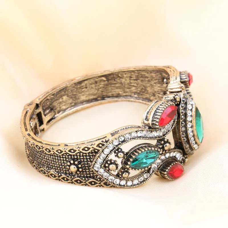 WLP 2017 уникальный Шарм Ретро Браслет-манжета в турецком стиле можно регулировать