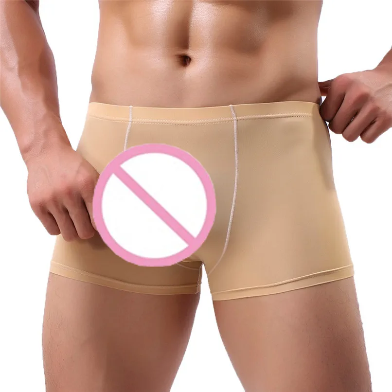 Мужские трусы s Elephant Bulge нижнее белье с карманом шорты стильные сексуальные