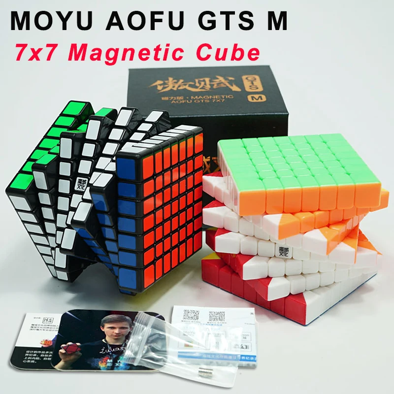Новый MoYu AoFu GTS M Магнитный 7x7x7 волшебный куб профессиональный GTS2 7x7 скоростной Magico