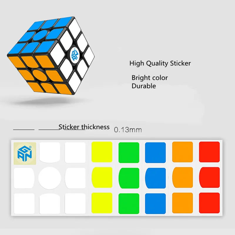 GAN356 Air SM Кубик Рубика для профессионалов 3x3x3 356Air Magenetic Скорость Cube Черный версия