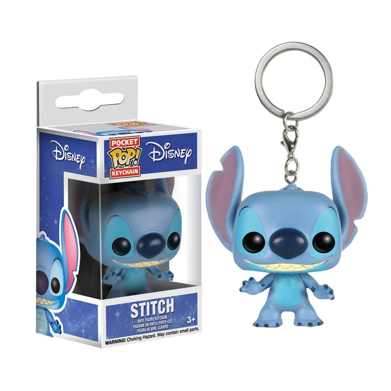 Армейский зеленый Funko POP DISNEY брелок MALEFICENT Chessur Goose STITCH HARRI POTTER ПВХ Фигурка Ариэль коллекция игрушек для детей подарок - Цвет: Армейский зеленый