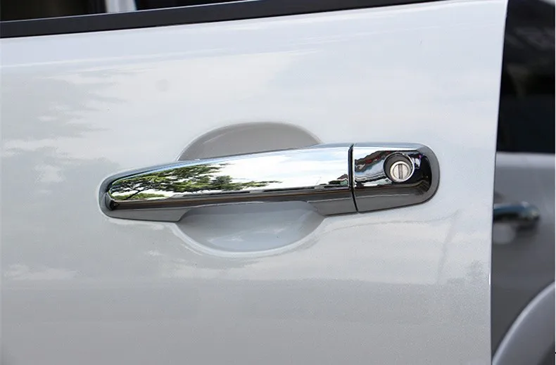 Хромированная крышка дверной ручки для Mitsubishi l200 triton 2006-2014 внешние аксессуары |