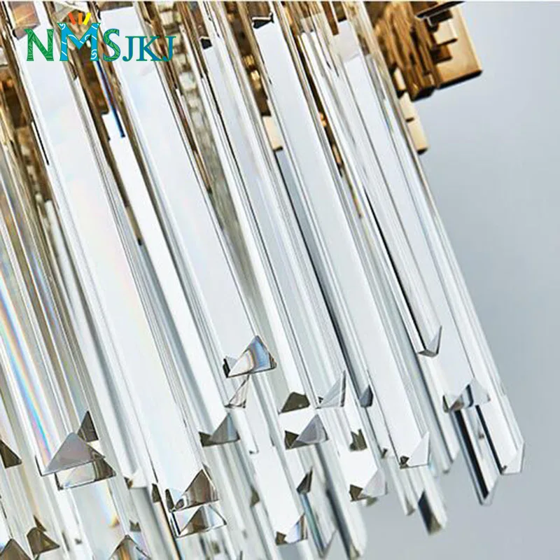 Новый дизайнерский настенный светильник для дома Хрустальная настенная лампа