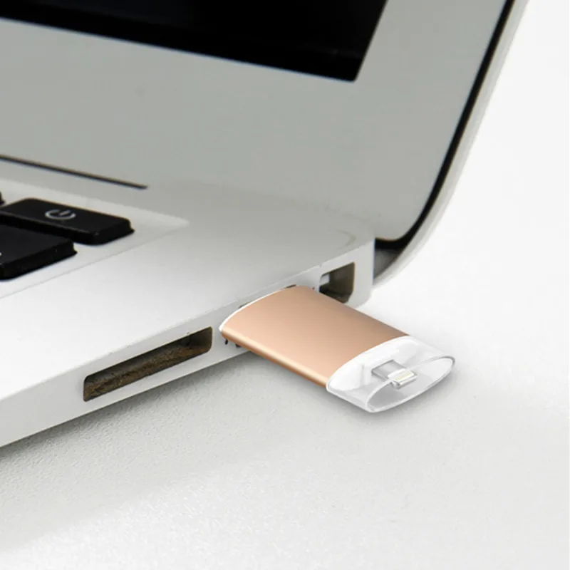 OTG USB Flash Drive 32GB 3.0 Pendrive 16GB/32GB/64Gb Mini Pen for iPhone X/8/7/6 Plus iPad Key Memory Stick | Компьютеры и офис
