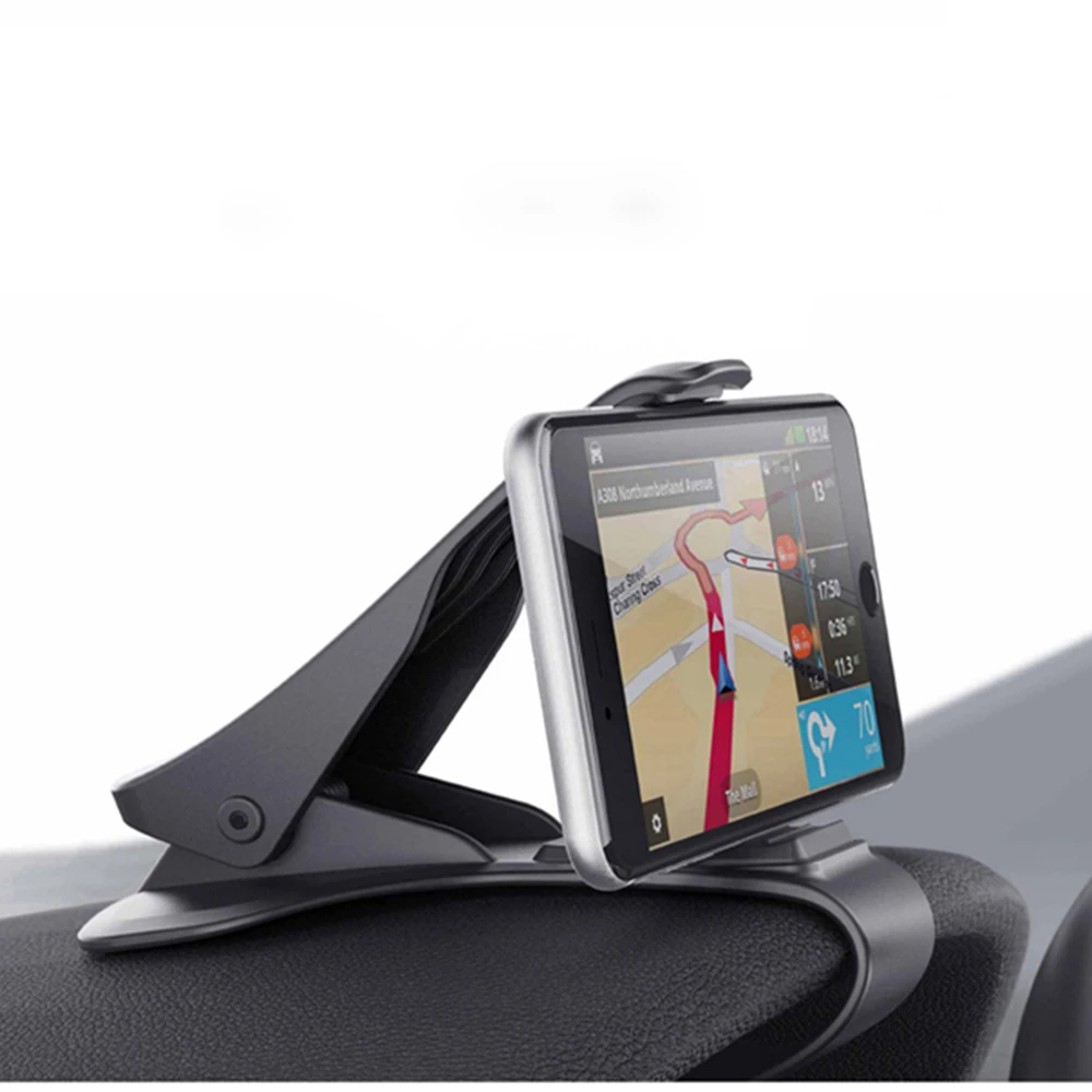 Автомобильный держатель для телефона с регулируемой клипсой мягкий