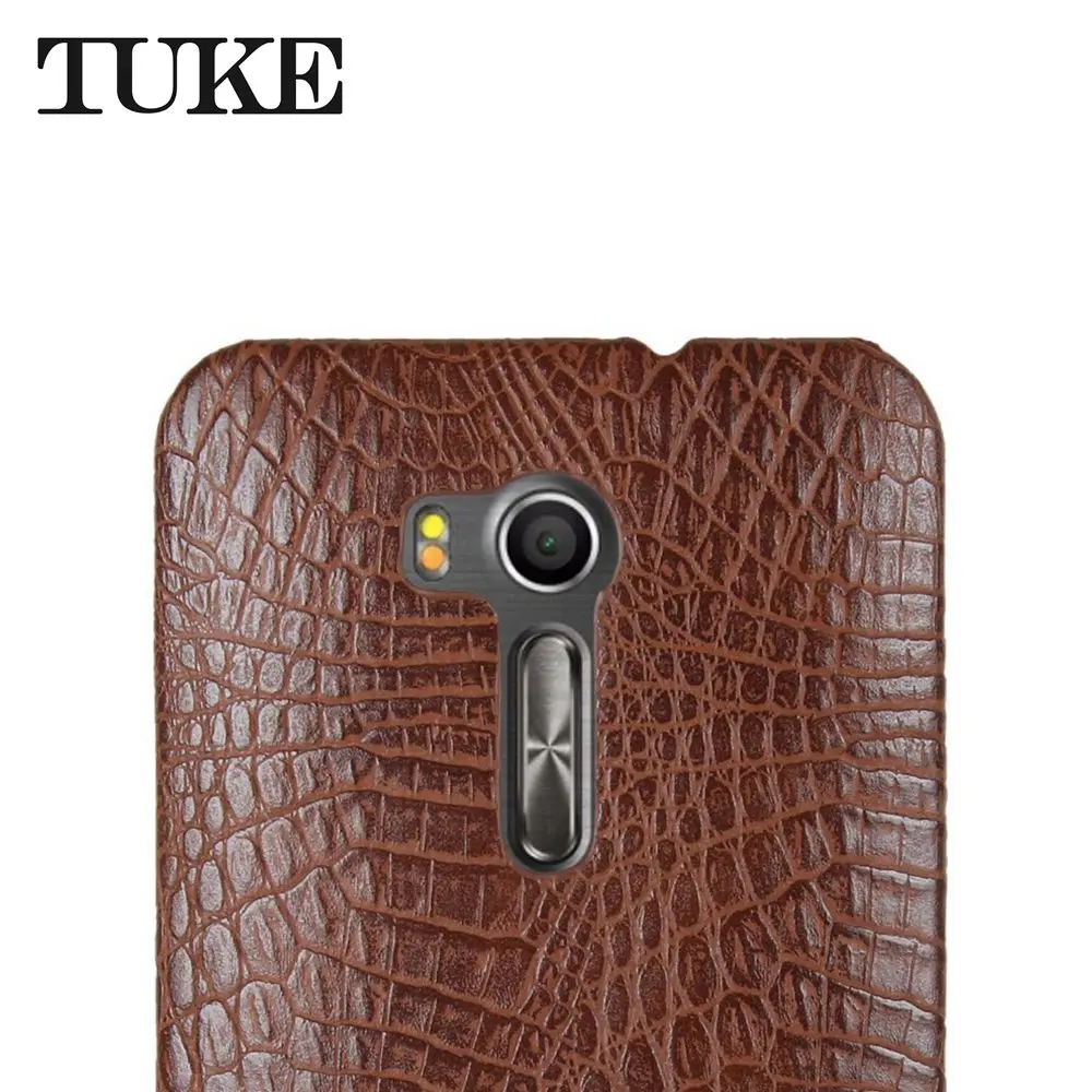 Крокодиловый Чехол TUKE для Asus ZB551KL жесткая задняя крышка из поликарбоната Zenfone GO ПУ
