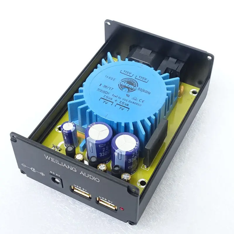 Hi Fi Линейный источник питания 5 в постоянного тока USB низкий уровень шума 15 Вт Talema