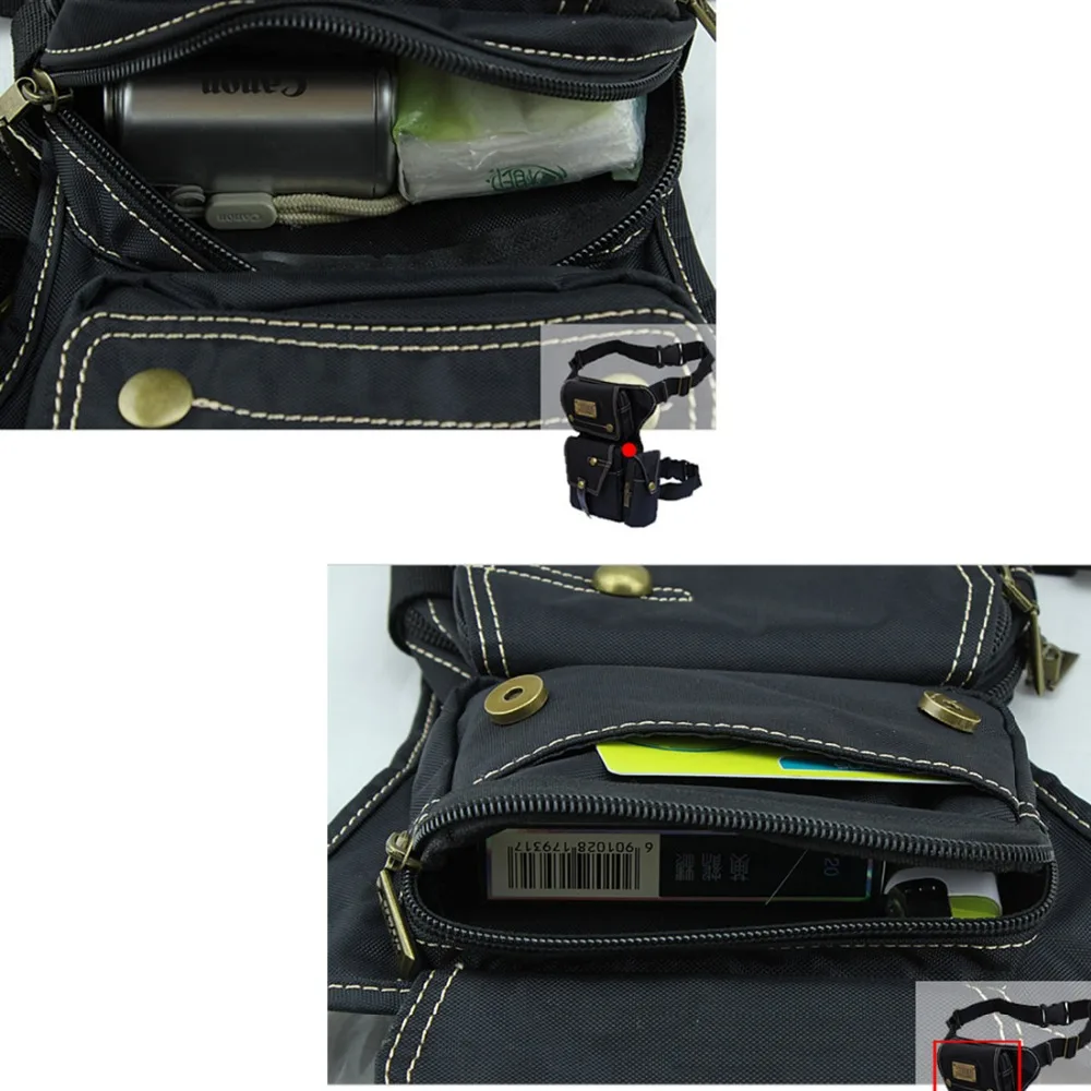 Водонепроницаемая нейлоновая поясная сумка для мужчин мотоциклетный мессенджер