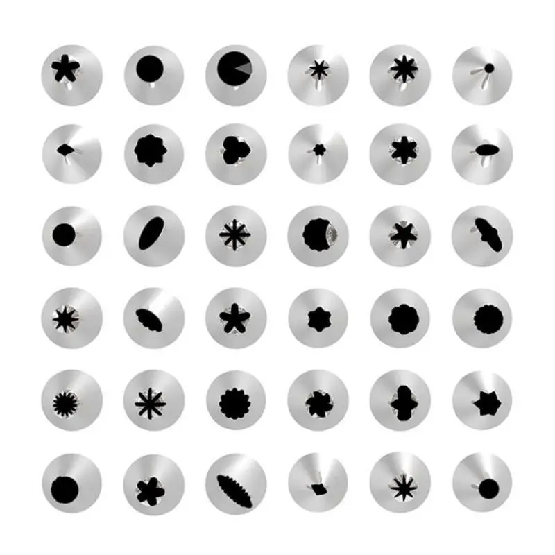 62 шт./компл. Обледенение труб насадки для украшения торта наборы принадлежностей