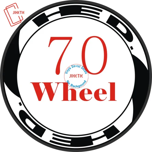 70mm wheel Контурный шрифт HED дорожный велосипед 700c наклейки колеса обод колеса велосипед наклейки колеса велосипед водонепроницаемые виниловые наклейки - Цвет: 70mm wheel