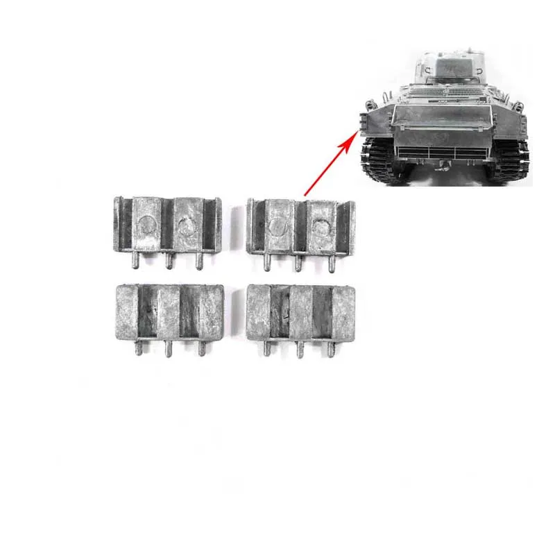 Mato задние Металлические Держатели запасных треков для 1:16 1230 USA Sherman M4A3 (75) W RC Tank|holder