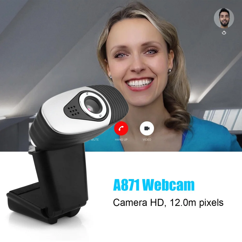 HXSJ USB 2.0 Digital Video Webcamera Webcam Web Camera HD Pixels With Sound Absorption Mic Microphone For Desktop PC Lap | Компьютеры и