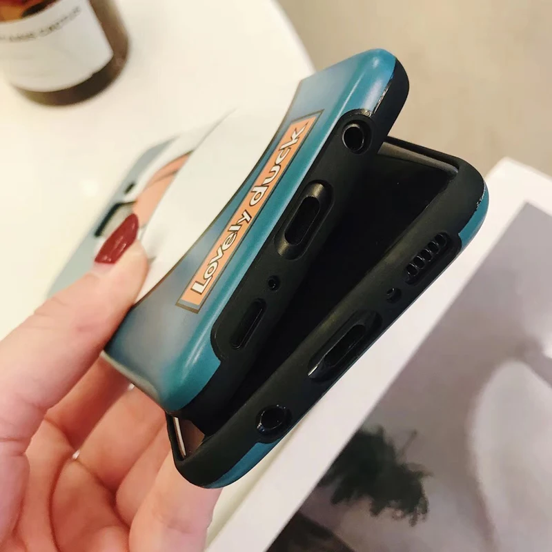 Мягкий чехол для Samsung S7edge S8 S8plus S9 S9plus Note8 Note9 зеленый задней панели телефона |