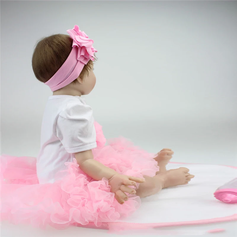 Кукла реборн силиконовая Реалистичная виниловая мягкая игрушка для