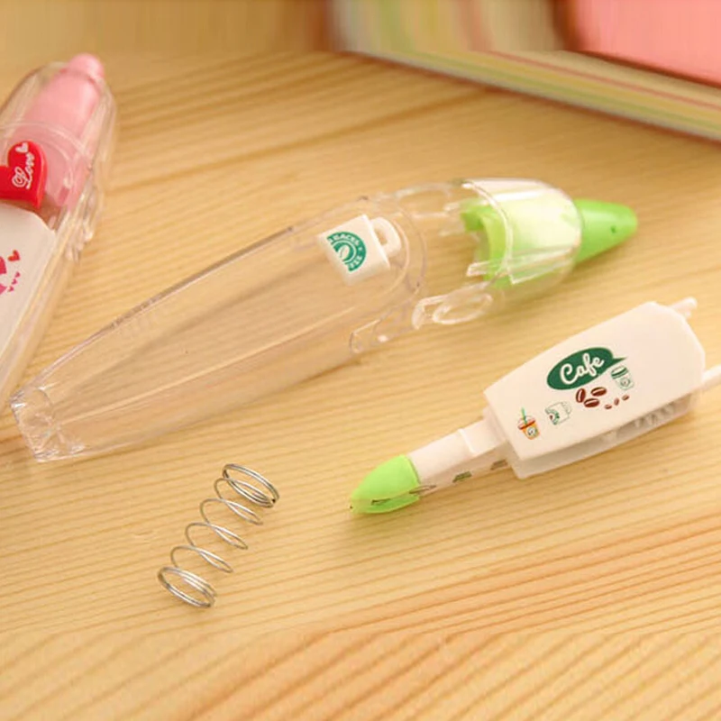 5 шт./лот популярная креативная мультяшная Корректирующая лента с нажимом милые