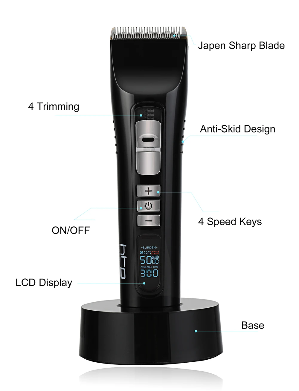 HTG профессиональная машинка для стрижки волос триммер триммеры лезвия