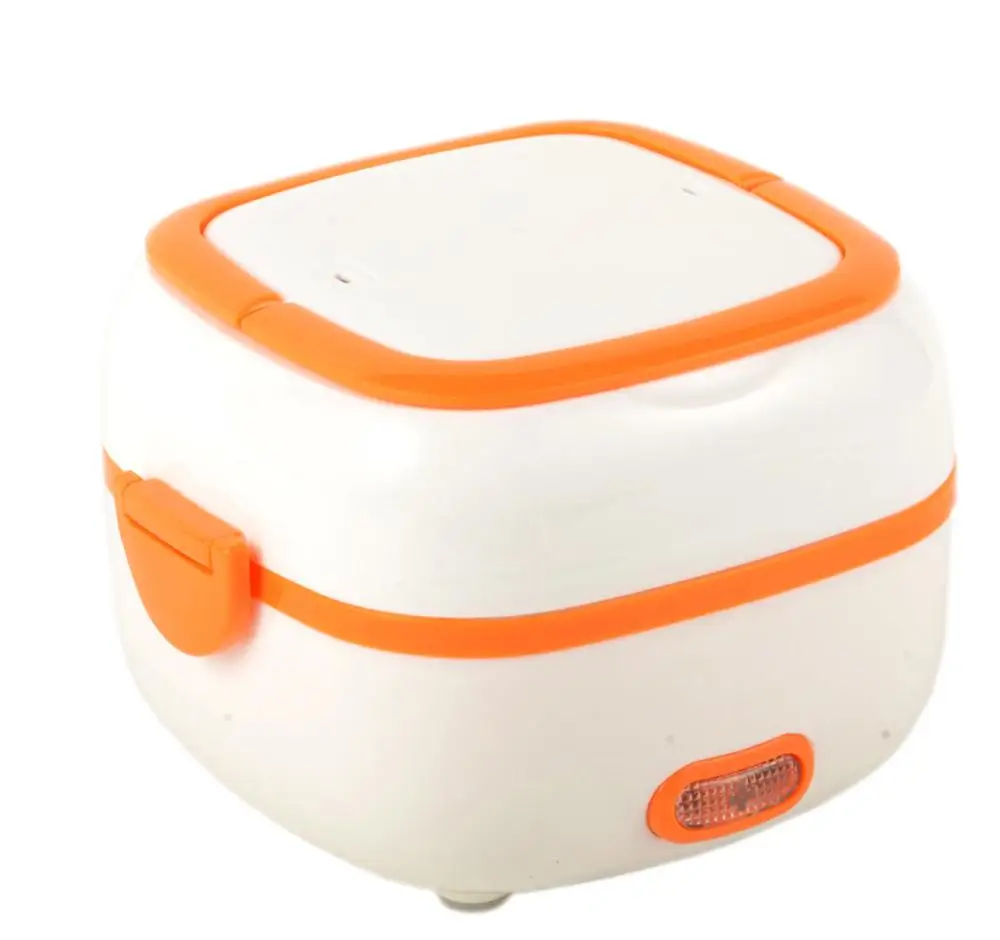 Orange ONEUP 1.2L Электрический Подогрев Ланч-бокс Многофункциональный рисоварка портативный пищевой Пароварка контейнер сохранение тепла Bento box - Цвет: Orange
