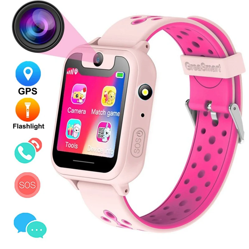 

S6 Kids Smart watch LBS Smartwatches Baby Watch Children SOS Call Location Finder Locator Tracker Anti Lost Monitor Kids Gift.