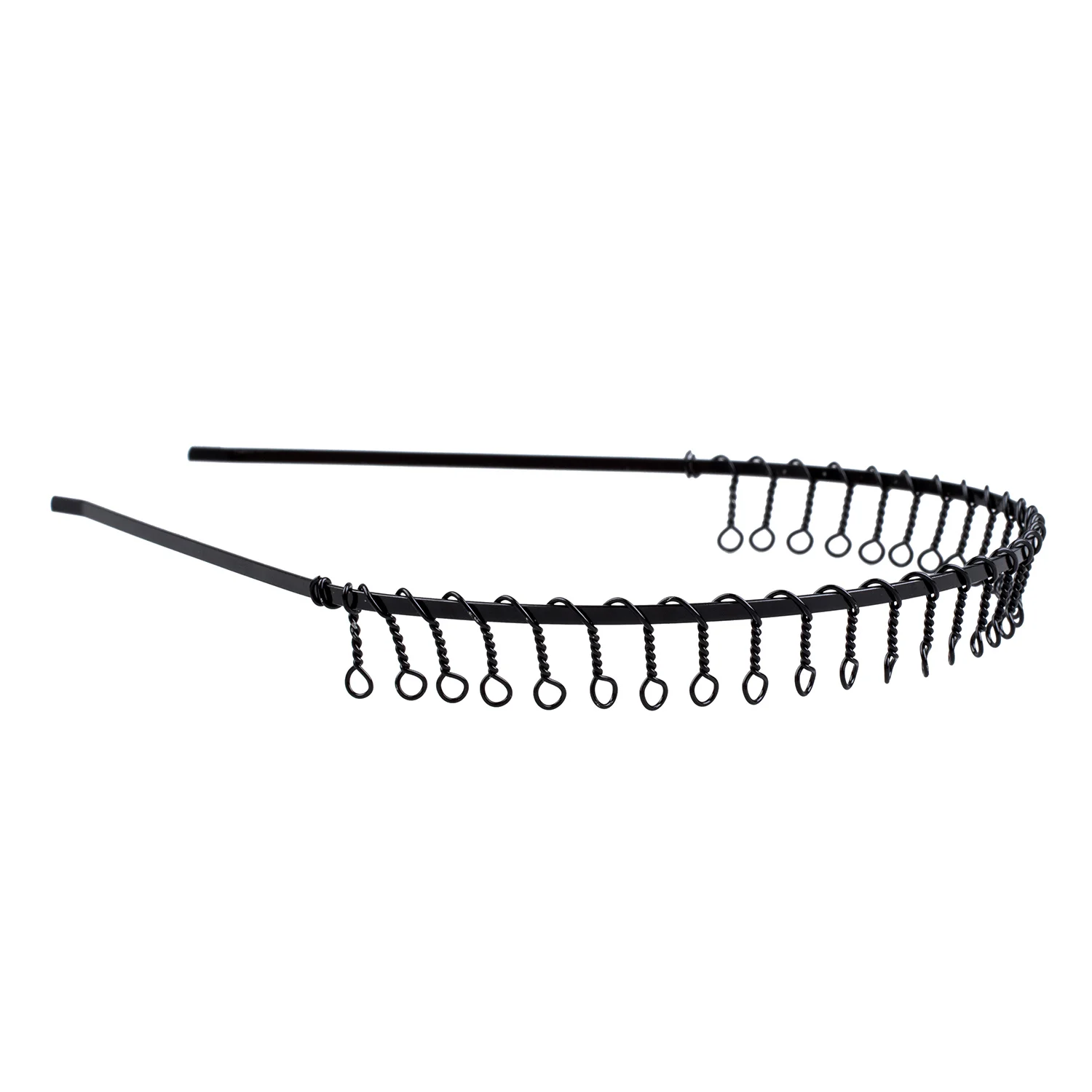 Черные мужские Алиса группа металлические зубчатые Футбол волос оголовье мода