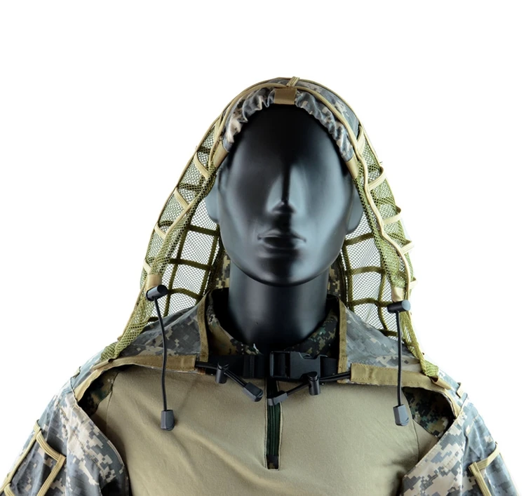 TTGTACTICAL Снайпер Ghillie костюм основа, RIPSTOP камуфляж снайпер Tog Ghillie Hood Лесной/CP/ACU/океан/Цифровой Лесной