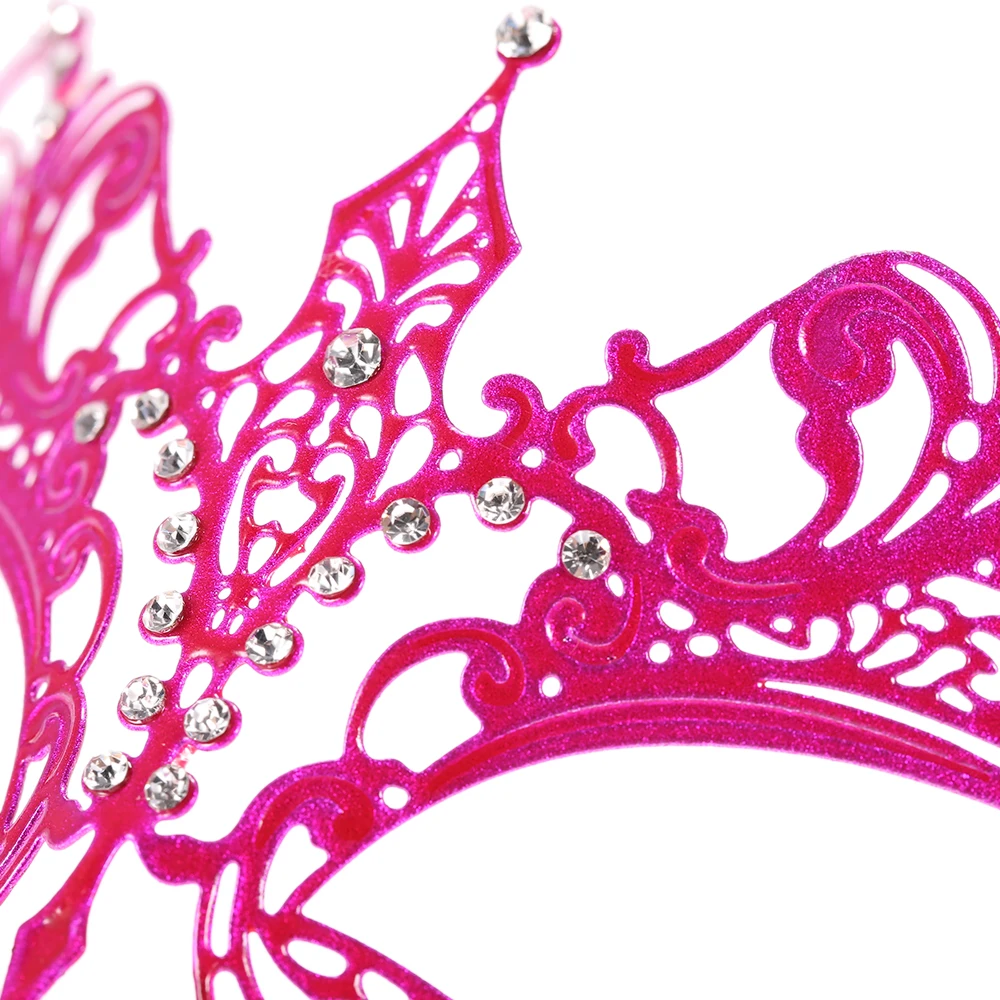 Кружевная маска с розовыми элегантными розами лазерная резка металлическая