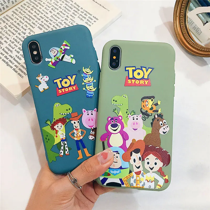 Toy Soft Case For coque iphone 6 6s 7 8 Plus Cute Cartoon Phone Cover 11 pro x xs max xr Ultra Thin Shell |