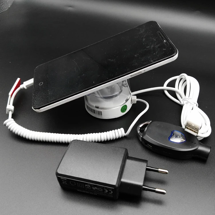 10pcs New fashion Mobile Phone Brand Chain Store Display Anti-theft Holder, Hand Phone open case display Stand Cellphone alarm