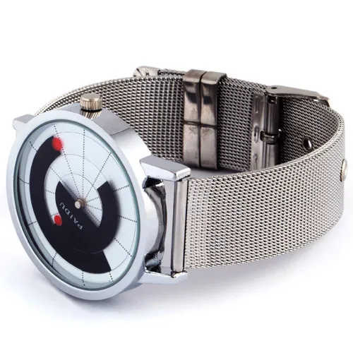 Часы мужские кварцевые с вращающимся циферблатом дизайнерские винтажные