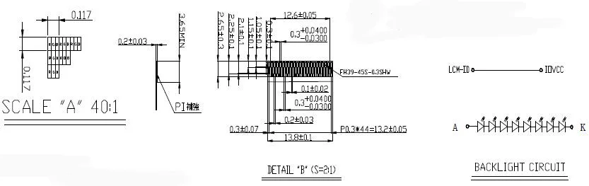 Ips 4,3 дюймов 16,7 M SPI+ RGB HD TFT lcd емкостный сенсорный экран с адаптером NT35510 IC 480*800 параллельный интерфейс