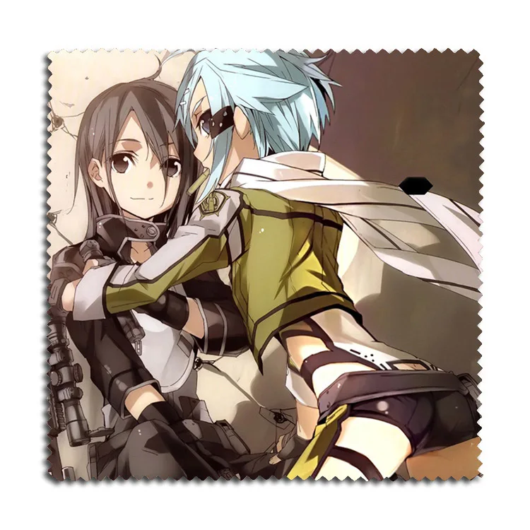 F 2 шт./компл. фланель очки ткань с принтом из «Sword Art Online»), Арка «призрачная пуля»(/Юки Асуна из аниме Sword Art Online для Косплэй Коллекция подарков - Цвет: F