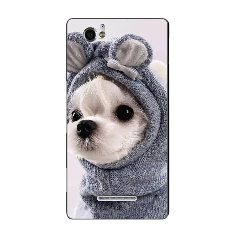 Милый Модный цветочный чехол для Sony Xperia M Dual C1905 C1904 C2004 C2005 чехлы с рисунком