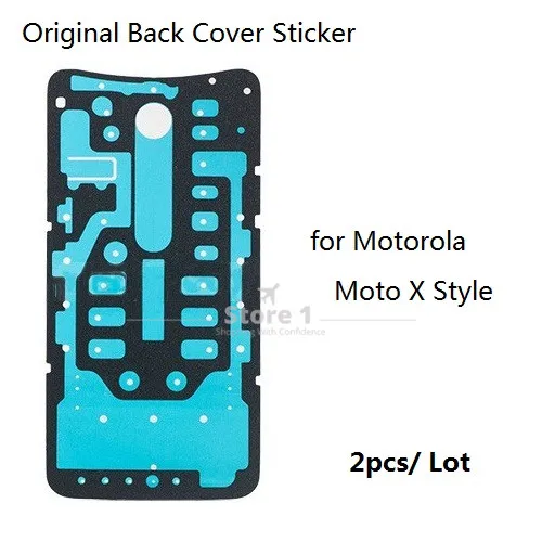 2 шт./лот оригинальная наклейка на заднюю крышку для Motorola Moto X Style Наклейка корпуса