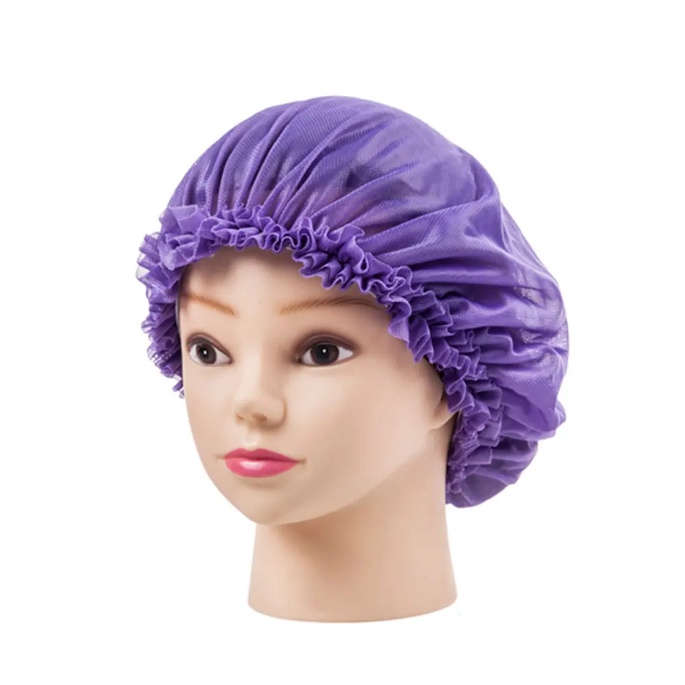 Sleeping Hat Night Sleep Cap Hair Care Satin Bonnet Caps Nightcap For Women Men Treatment Protect From Frizzing | Красота и здоровье