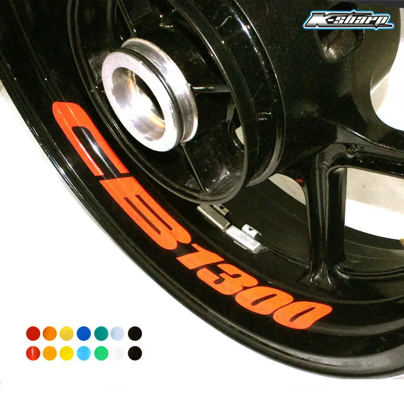 8 X индивидуальные наклейки с внутренним ободом светоотражающие для колес полосы