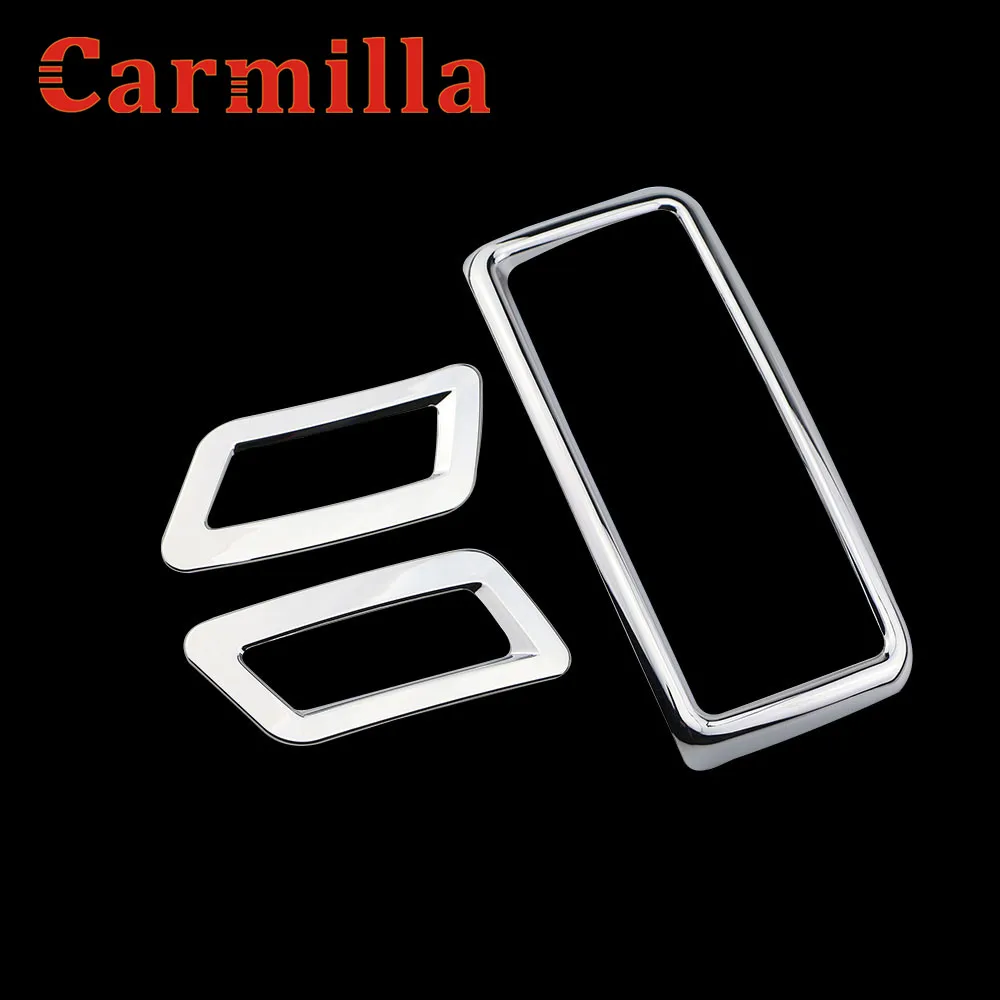 Carmilla 3 шт. ABS Хромированная декоративная накладка для вентиляционного отверстия