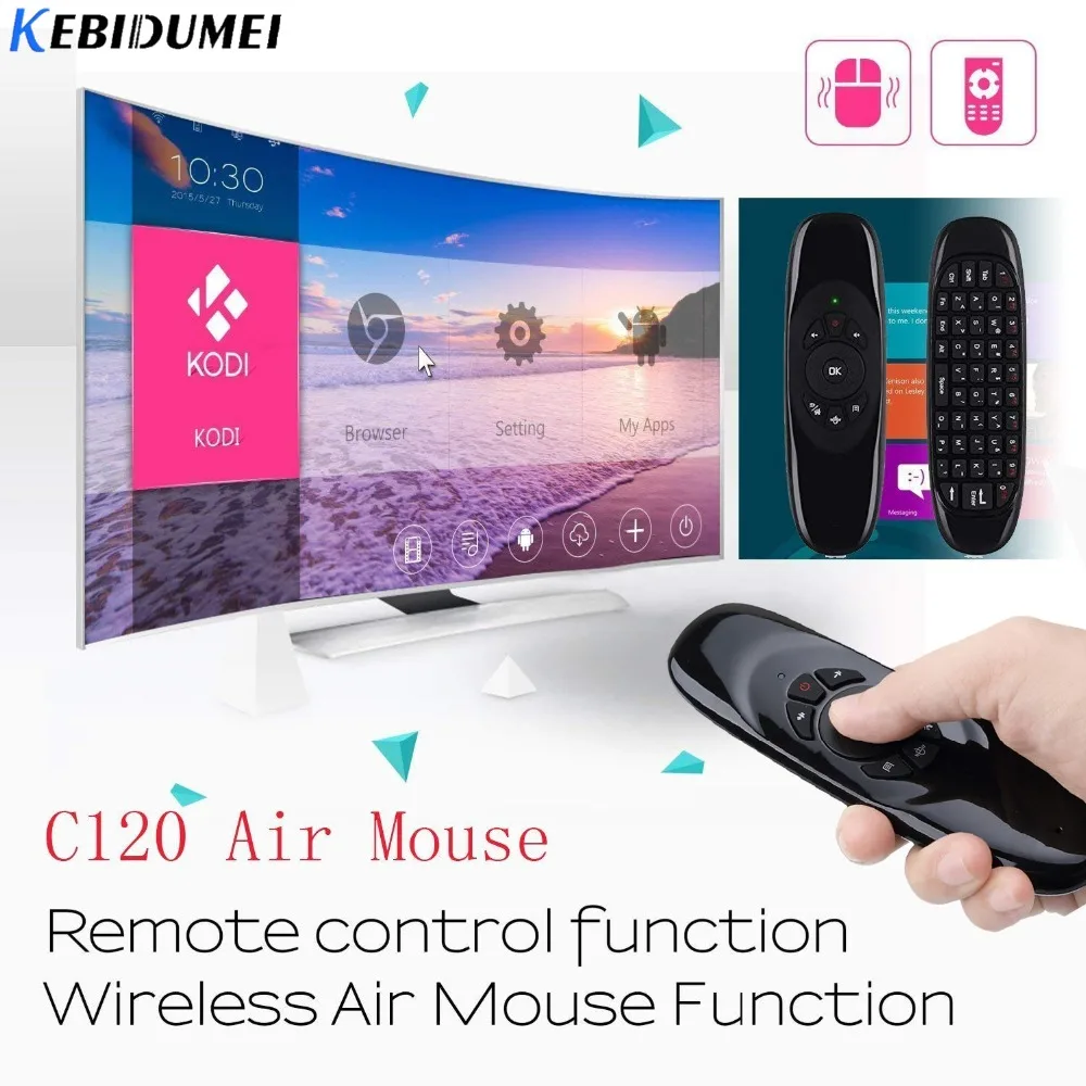 Гироскоп Fly Air мышь Беспроводная игровая клавиатура Android пульт дистанционного