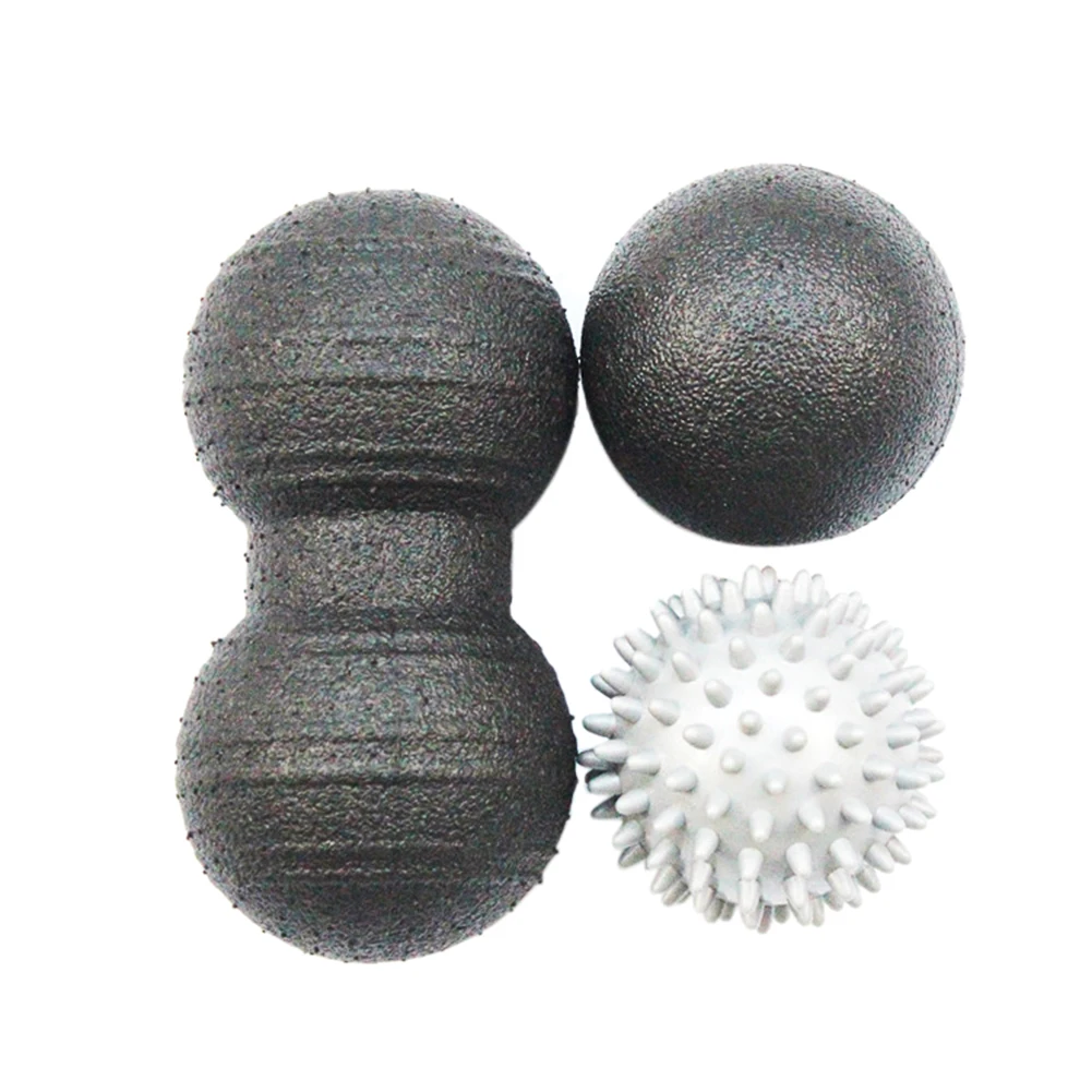 1 компл. Здоровье арахисовый массаж шарик-шип руки Фитнес мяч йога Myofascial релиз Тренажерный зал Спорт массажер для тела ролик
