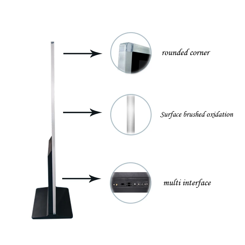 43 дюймов сенсорный киоск цифровой вывески медиаплеер встроенный windows Intel I3 ЖК