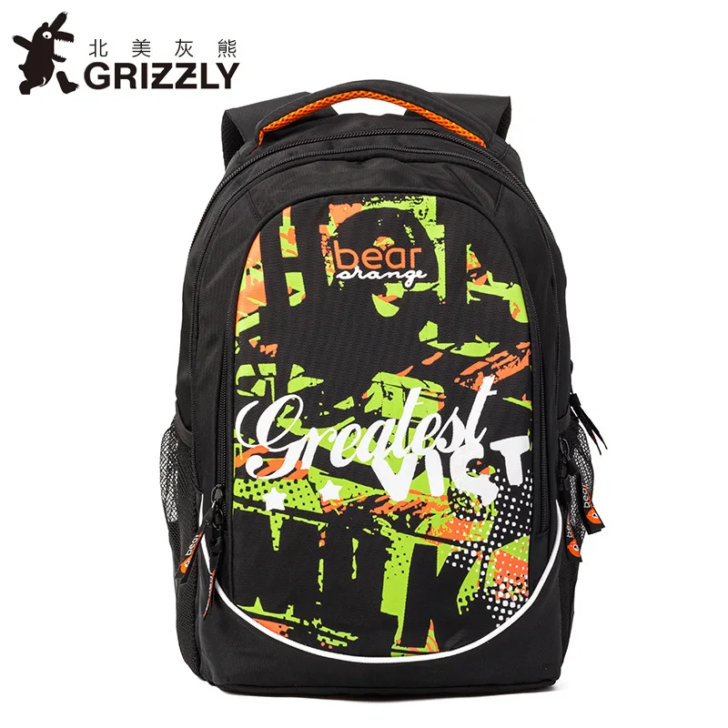 Детский рюкзак GRIZZLY школьная сумка для мальчиков ортопедические рюкзаки