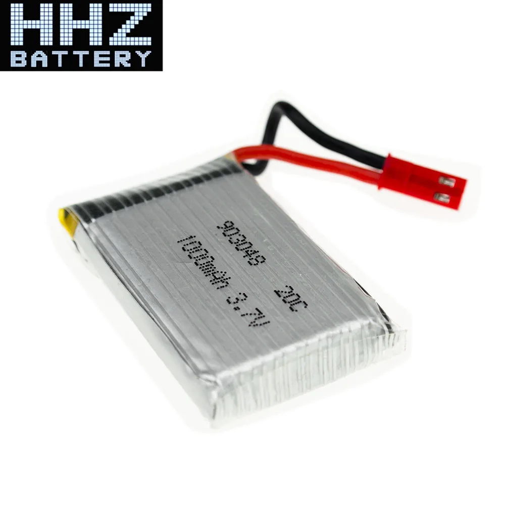 2 шт. 3.7 В 1000 мАч lipo Батарея jjrc h11c h11wh Батареи 20c JST для h11d hq898 RC Quadcopter самолет