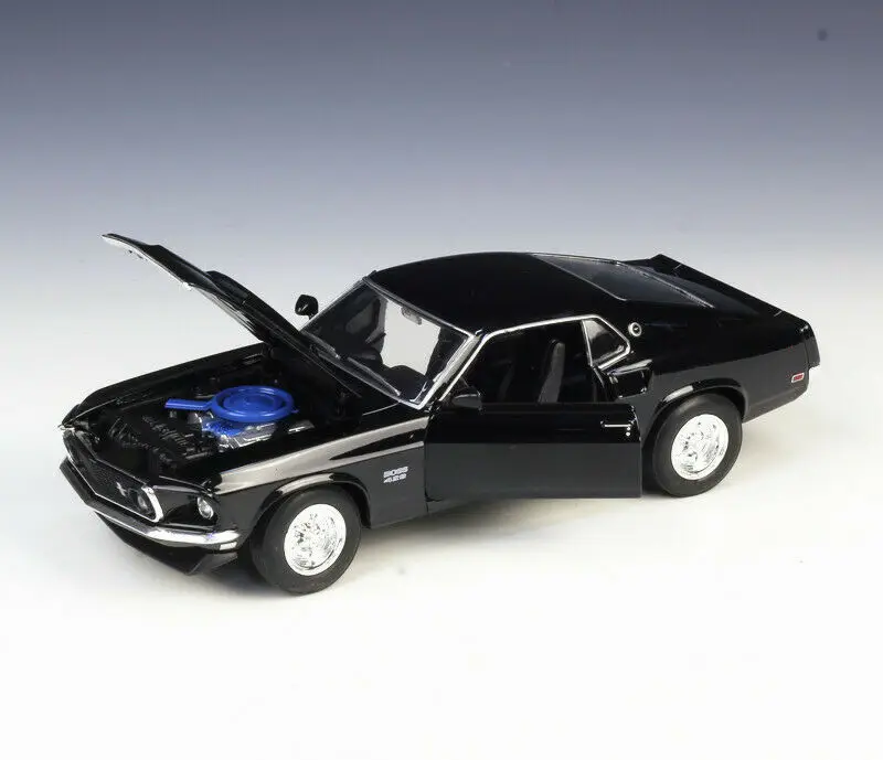 Welly 1:24 1969 Ford Mustang Boss 429 литые модели спортивные фотообои новинка в коробке|Наземный