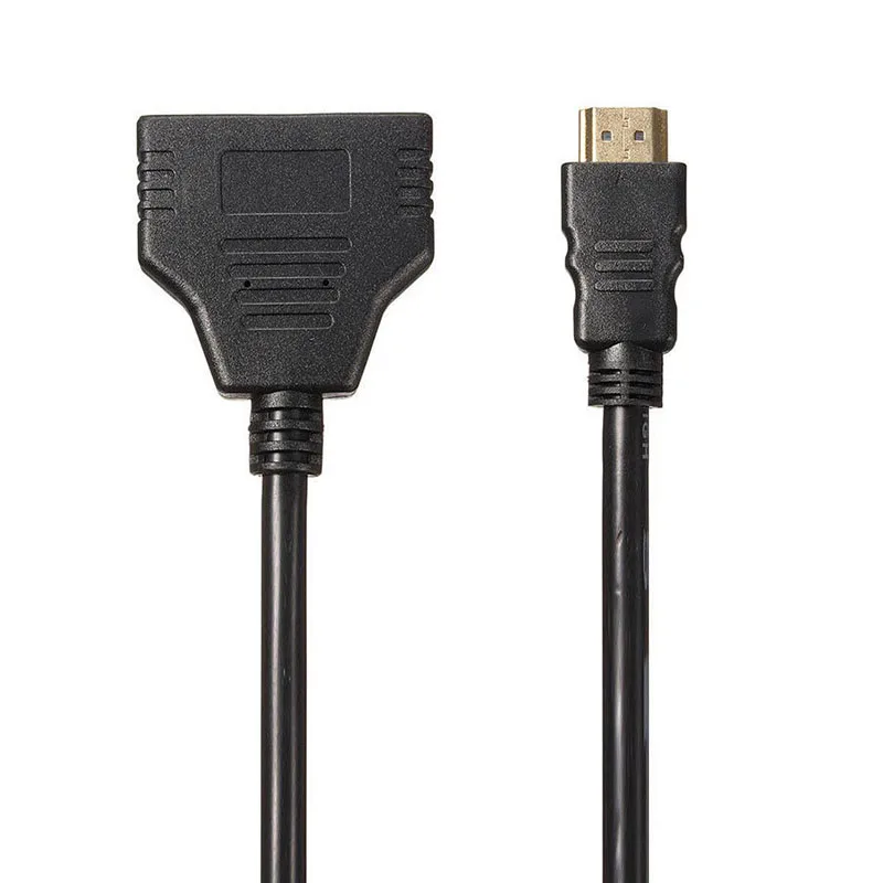 1080P кабель-разветвитель HDMI папа 2 Женский 1 в Выход адаптер конвертер 30 см SGA998 |
