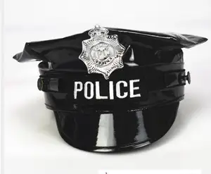 Сексуальный крутой черный полицейский костюм для вечеринки на Хэллоуин для взрослых и женщин, костюм полицейского офицера с узором в клетку, кепка для косплея