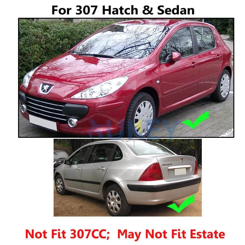 Для Peugeot 307 3dr & 5dr хэтчбек Люк 4 дверный седан 2001 2011 брызговики брызговики|car mud