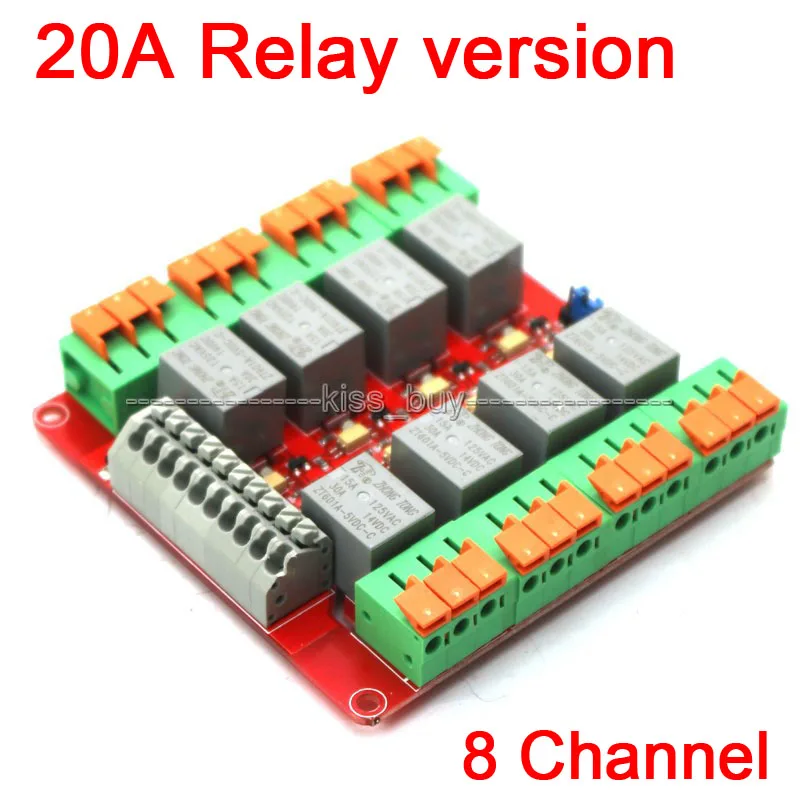 8 каналов 20A релейный модуль управления UNO MEGA2560 R3 Raspberry Pi|relay module|relay module channelmodule